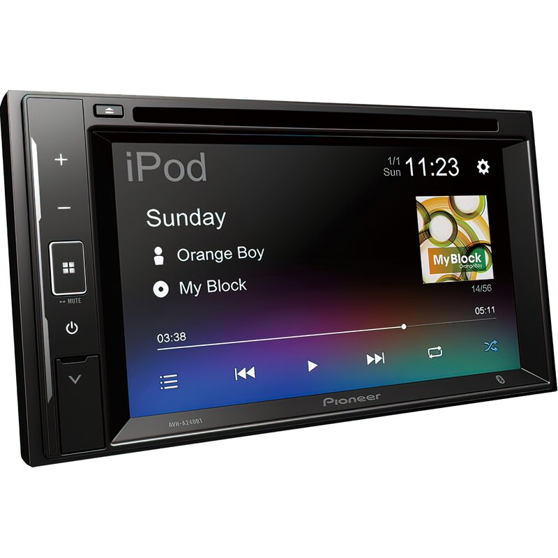Pioneer AVH-A240BT z DVD/CD/USB 6,2" 4x50W Bluetooth