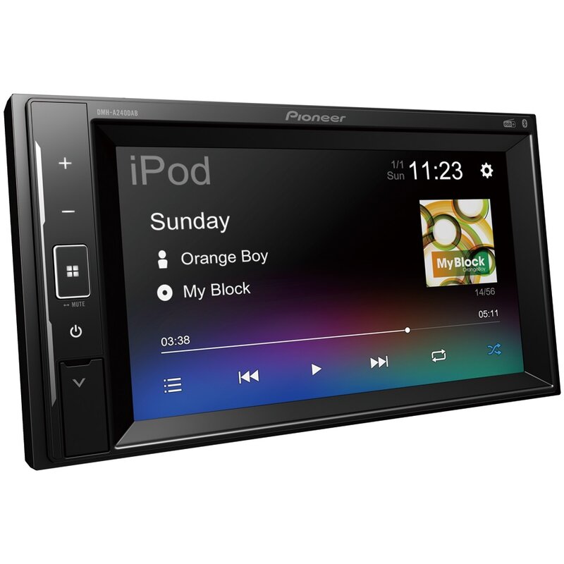 Pioneer DMH-A240DAB z USB 6,2" 4x50W Bluetooth