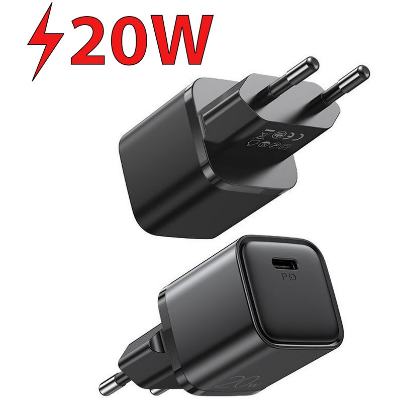 Ładowarka sieciowa JOYROOM L-P202 PD20W/QC3.0 Czarny 20W