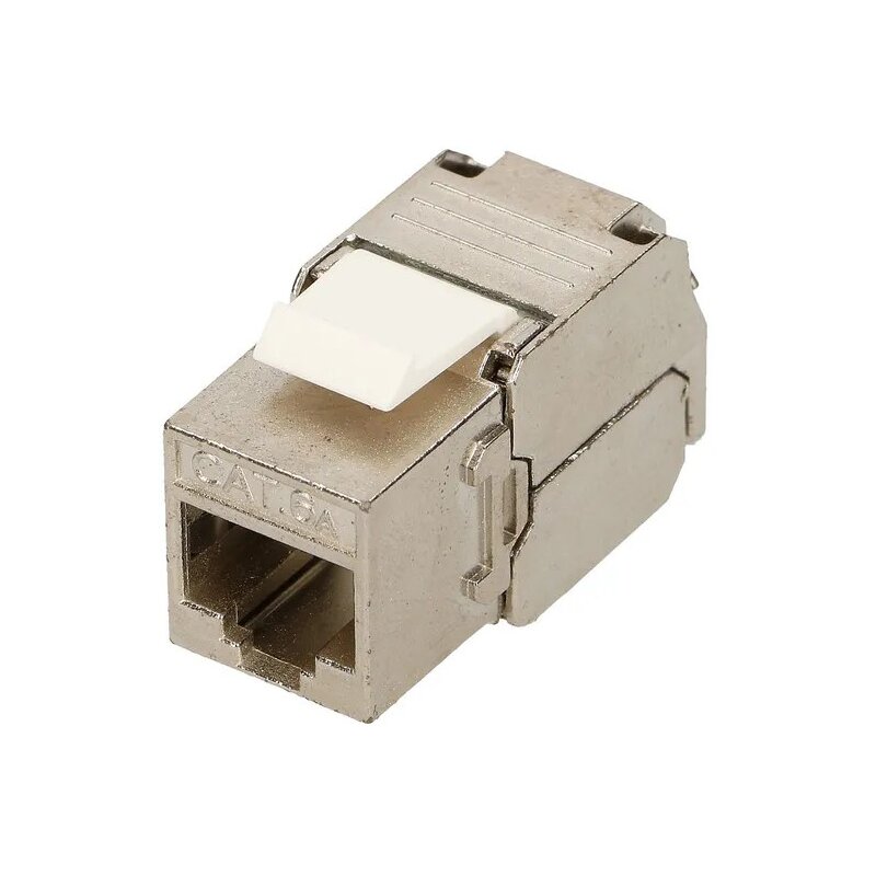 ExtraLink Moduł keystone port RJ45 STP 6a (srebrna)