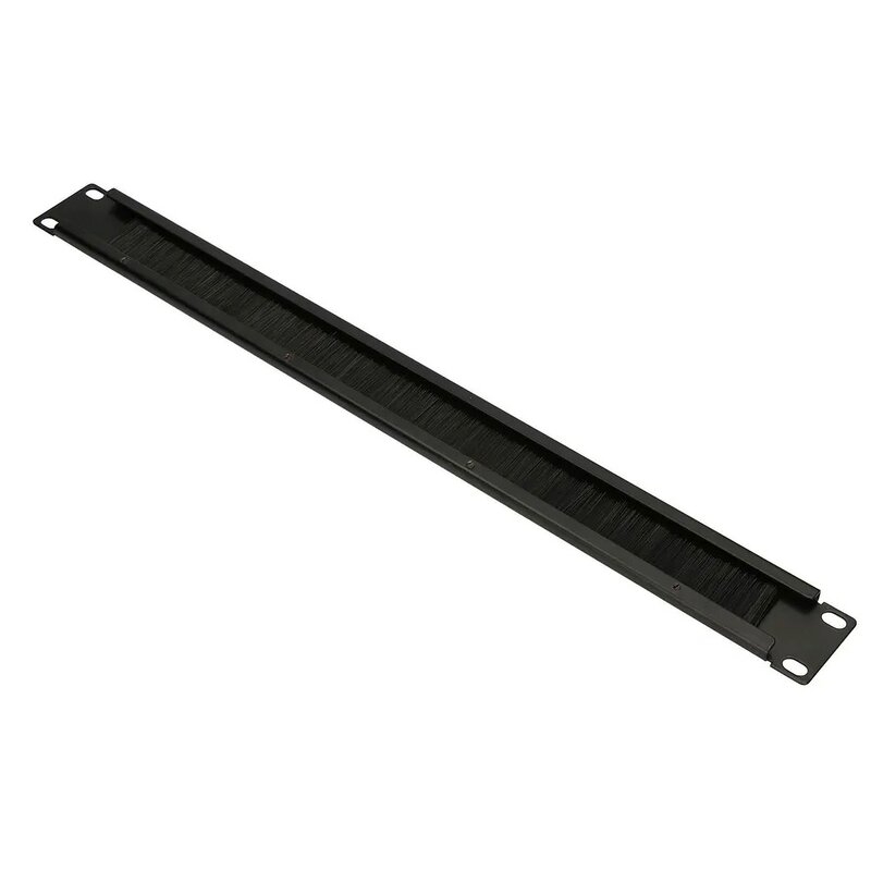 ExtraLink  Organizer kabli 19" 1U szczotkowy (czarna)