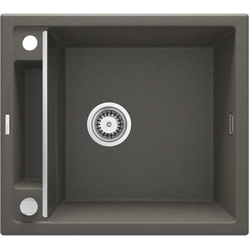 Zlewozmywak jednokomorowy DEANTE Magnetic ZRM T103 Antracyt 50x56