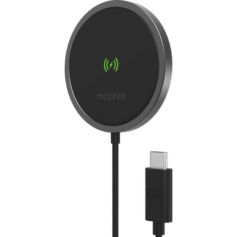 Ładowarka indukcyjna MOPHIE Snap+ Wireless Charging Pad  15W Czarny Qi MagSafe