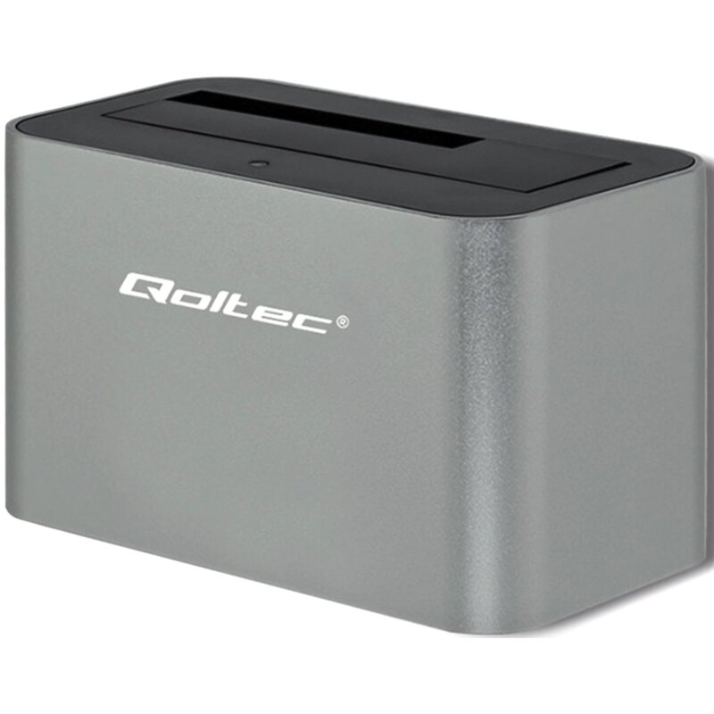 Qoltec 50315 do Dysków HDD/SSD 2.5"/3.5" SATA USB 3.0 Srebrny