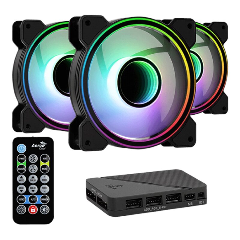 Went.+hub AEROCOOL PGS MIRAGE 12 ARGB PRO (3x120)