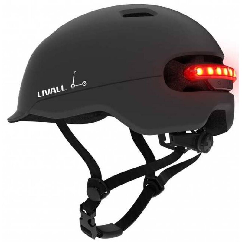 Kask LIVALL C20 Czarny z lampką (rozmiar L)