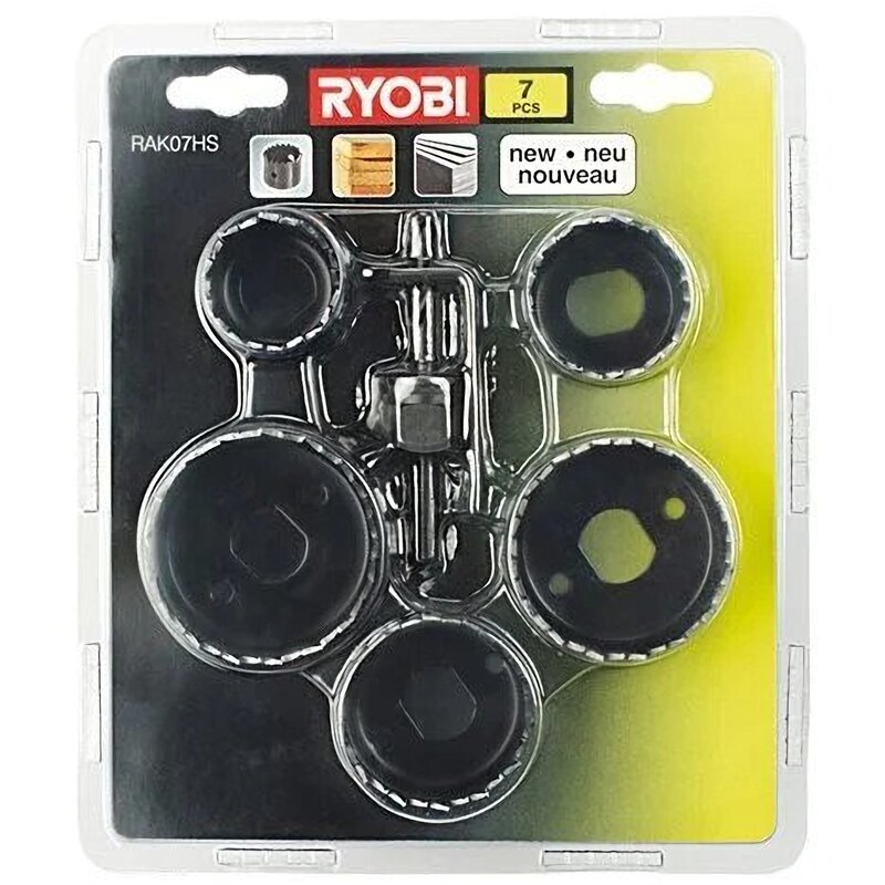 Zestaw otwornic RYOBI RAK07HS (7 elementów)