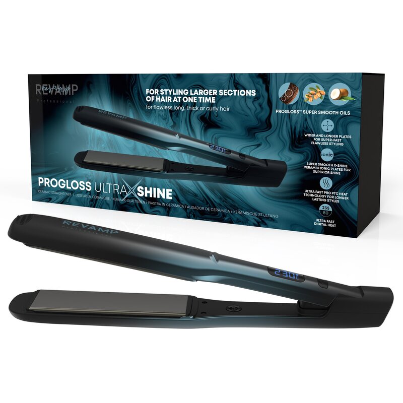 Prostownica REVAMP Progloss Wide Ultra X Shine ST-2000 Czarny