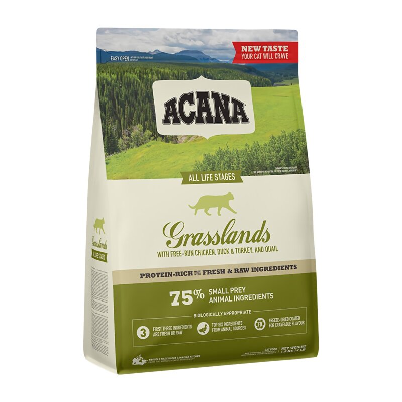 Karma dla kota ACANA Grasslands Kaczka z kurczakiem 1.8 kg
