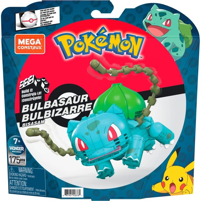 Klocki konstrukcyjne MEGA Pokemon Bulbasaur GVK83