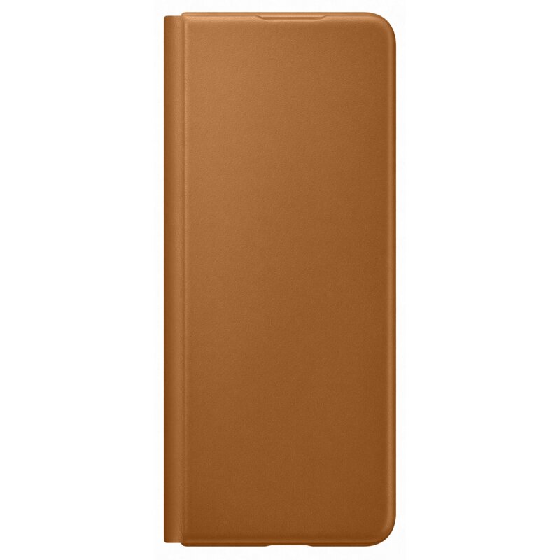 Etui SAMSUNG Leather Flip Cover do Galaxy Z Fold 3 EF-FF926LAEGWW Brązowy