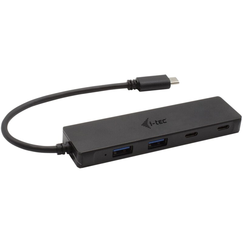 i-tec Hub USB-A/USB-C Metal 2x USB 3.0 + 2x USB-C (10 Gbps)
