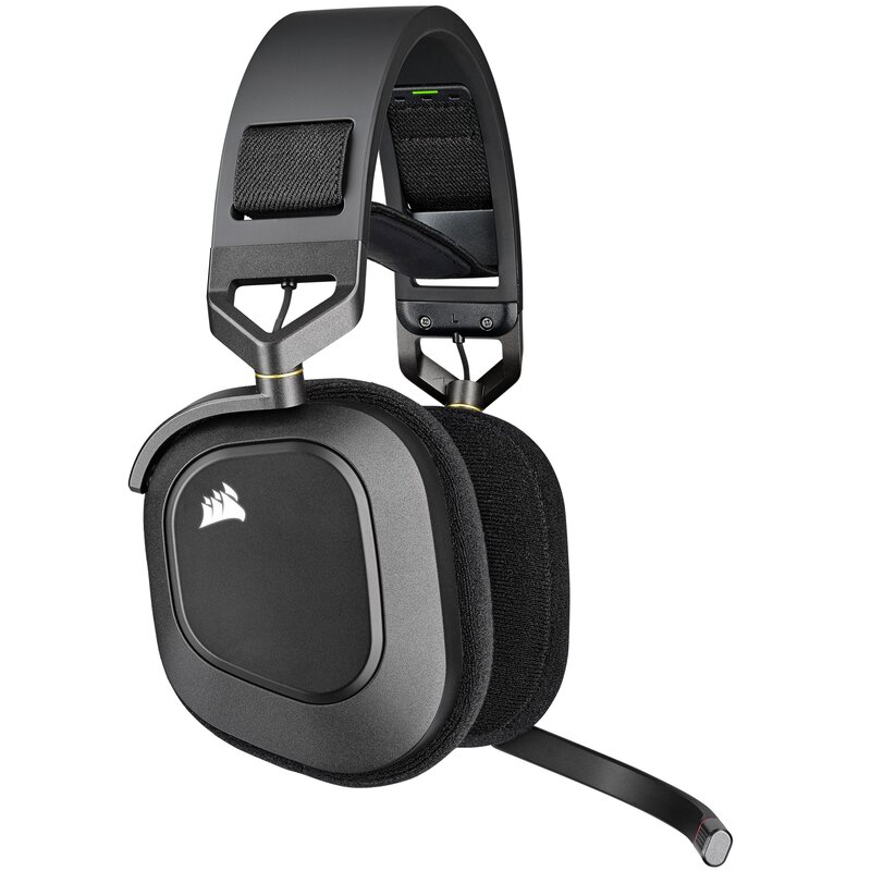 Słuchawki CORSAIR HS80 RGB Bezprzewodowe, Nauszne, Dźwięk przestrzenny