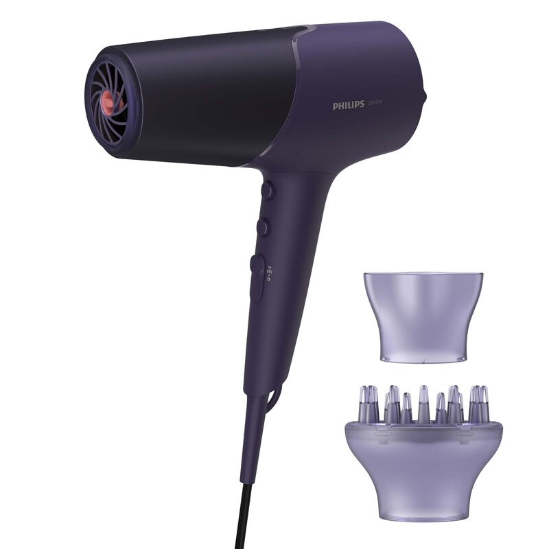 Philips Seria 5000 BHD514/00 Jonizacja Dyfuzor Zimny nawiew 2300W 3 prędkości 2 temperatury