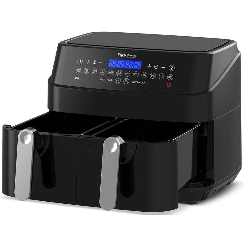 Air Fryer Frytkownica beztłuszczowa TURBOTRONIC TT-DAF5 z podwójnym koszem