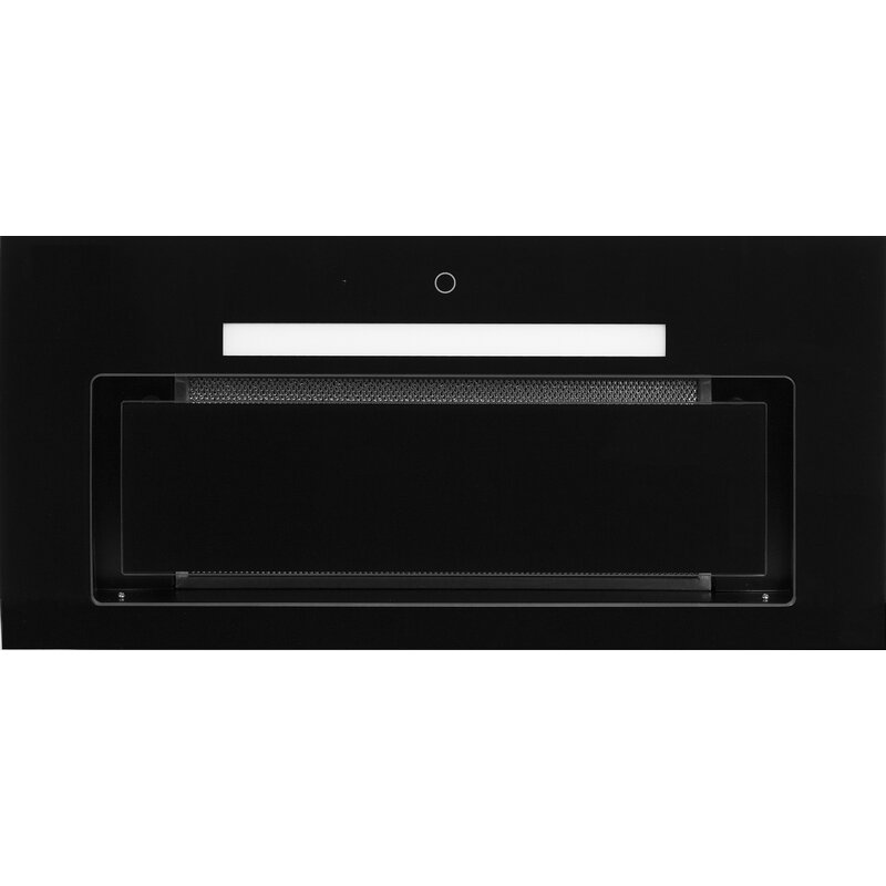 Okap GÖTZE & JENSEN BH900KT Czarne szkło 425m3/h 62dB klasa B