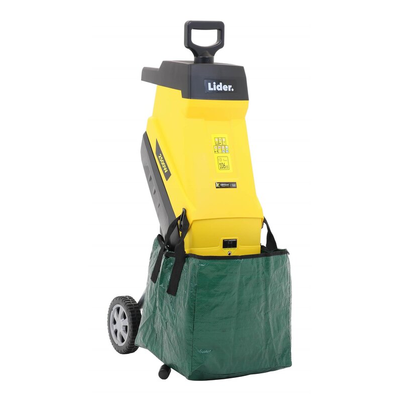 Rozdrabniacz do gałęzi LIDER LIR GTR2518 elektryczny 2500W średnica cięcia 45mm