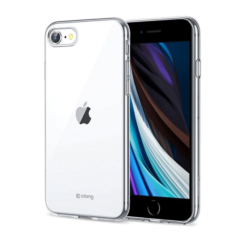Etui CRONG Crystal Slim Cover do Apple iPhone SE 2020/8/7 Przezroczysty