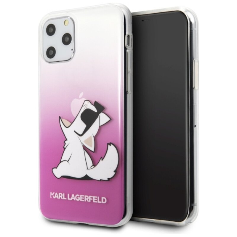 Etui KARL LAGERFELD Choupette Fun do Apple iPhone 11 Pro Różowy