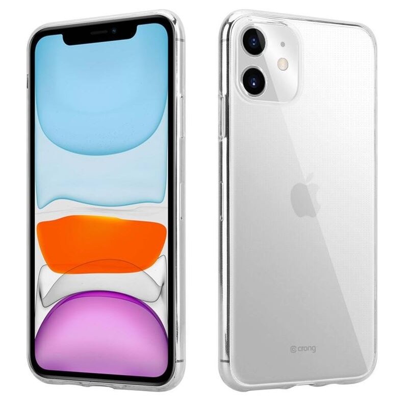 Etui CRONG Crystal Slim Cover do Apple iPhone 11 Przezroczysty