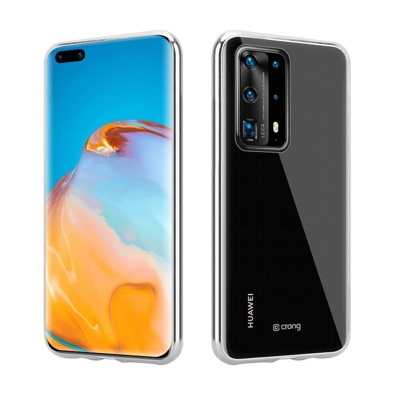 Etui CRONG Crystal Slim Cover do Huawei P40 Pro Przezroczysty
