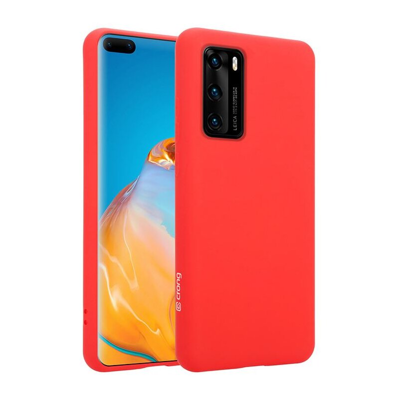 Etui CRONG Color Cover do Huawei P40 Czerwony