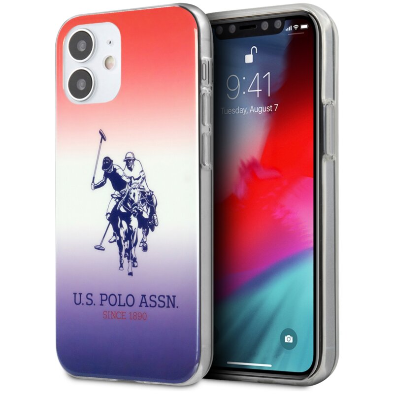 Etui US POLO ASSN Gradient Collection do Apple iPhone 12 Mini Gradient