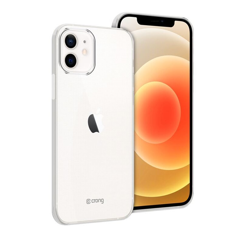 Etui CRONG Crystal Slim Cover do Apple iPhone 12/12 Pro Przezroczysty