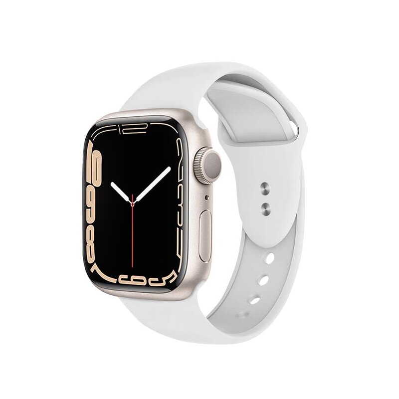 Pasek CRONG Liquid do Apple Watch do koperty 38/40/41/42mm Biały