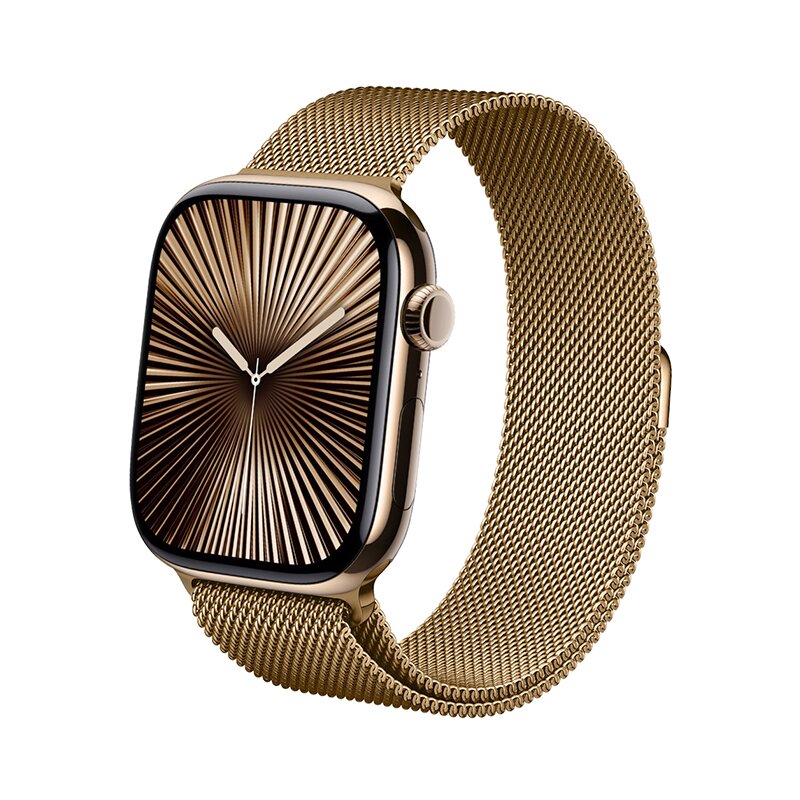 Pasek CRONG Milano Steel do Apple Watch do koperty 38/40/41/42mm Różowe złoto