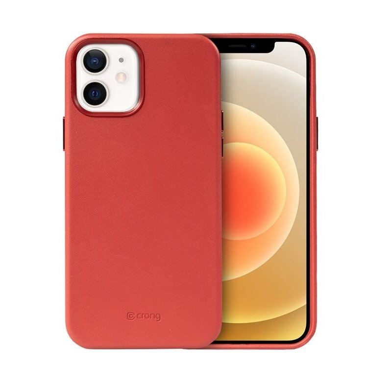 Etui CRONG Essential Cover do Apple iPhone 12/12 Pro Czerwony