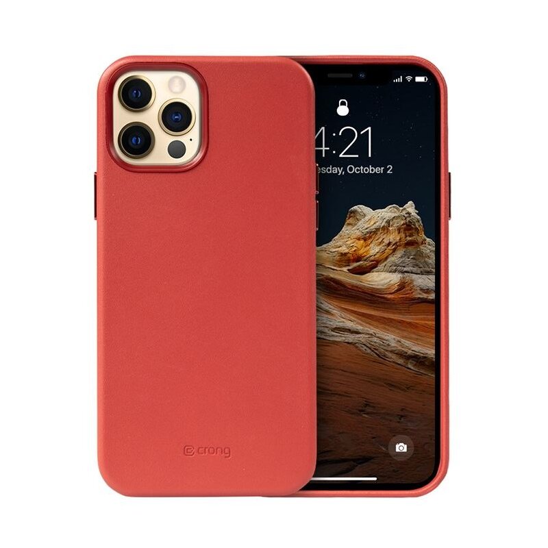 Etui CRONG Essential Cover do Apple iPhone 12 Pro Max Czerwony