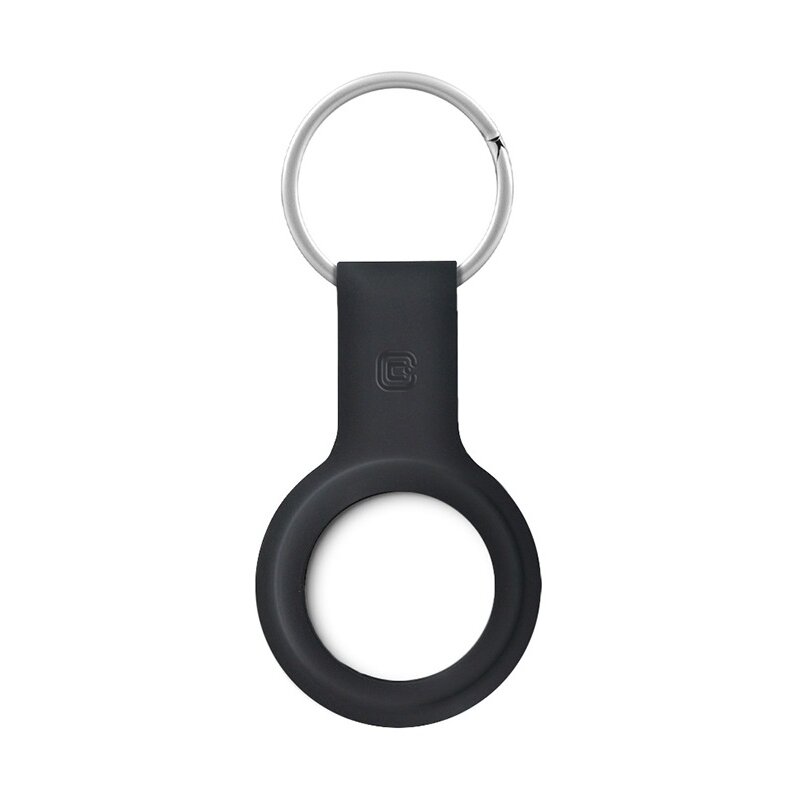 Brelok CRONG Silicone Case Key Ring do Apple AirTag 1/2 Czarny