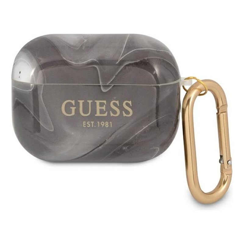 Etui na słuchawki GUESS Marble Collection do Apple AirPods Pro Szary