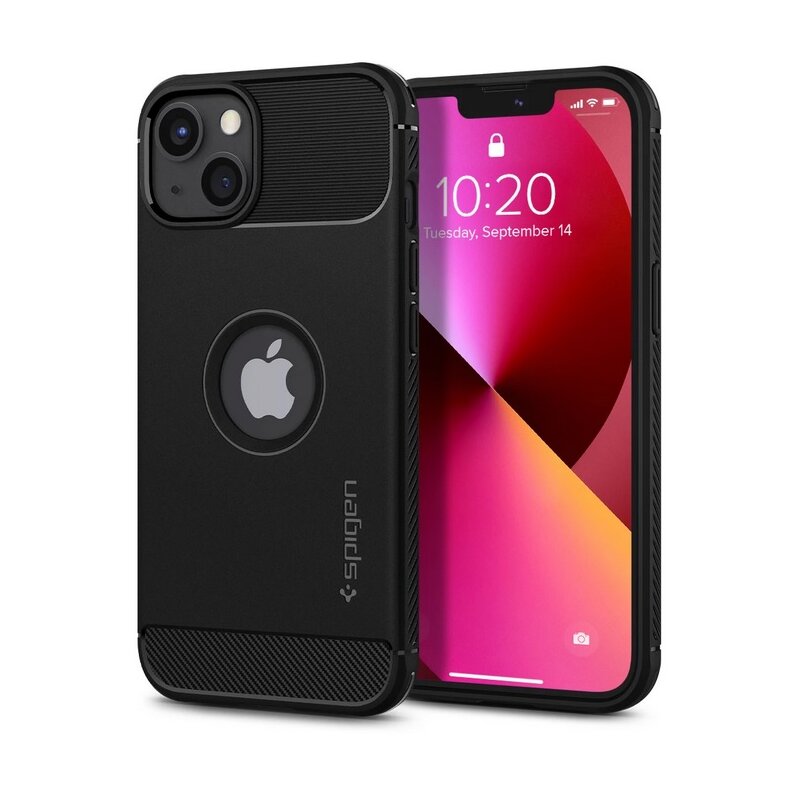 Spigen Rugged Armor do iPhone 13 Czarny
