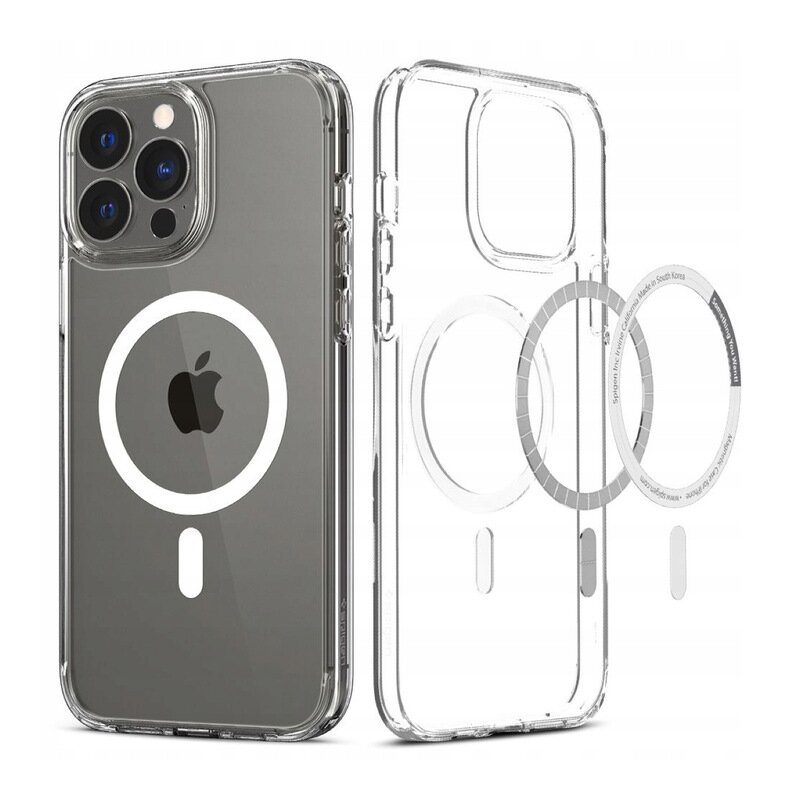 Etui SPIGEN Ultra Hybrid Mag MagSafe do Apple iPhone 13 Pro Przezroczysto-biały