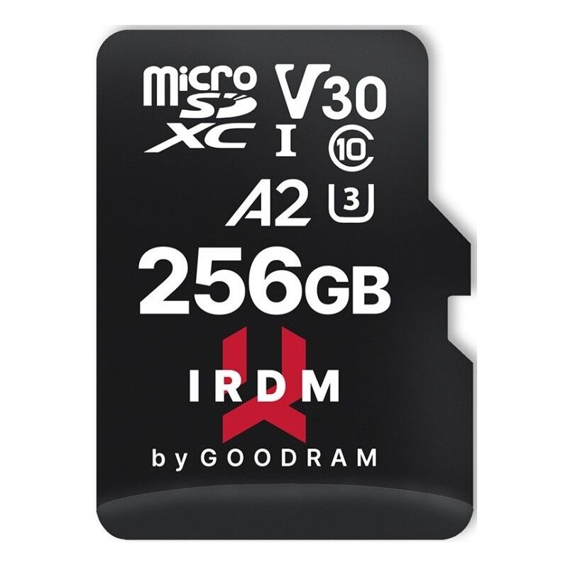 Karta pamięci GOODRAM IRDM microSDXC 256GB + Adapter