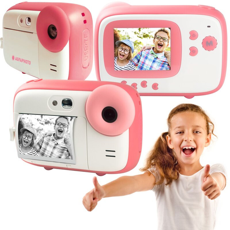 AgfaPhoto RealiKids Instant Cam Różowy