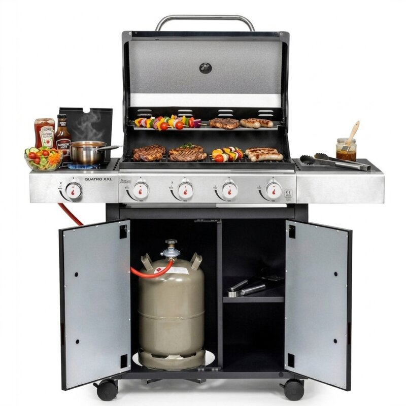 Grill ogrodowy gazowy ACTIVA Quatro XXL 19744G