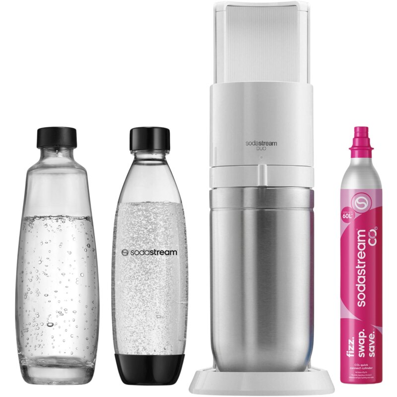 Saturator SODASTREAM Duo Biały + 2 butelki