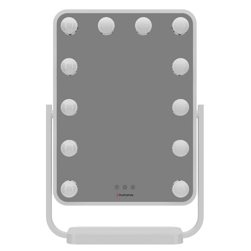 Lusterko kosmetyczne HUMANAS HS-HM01 Biały