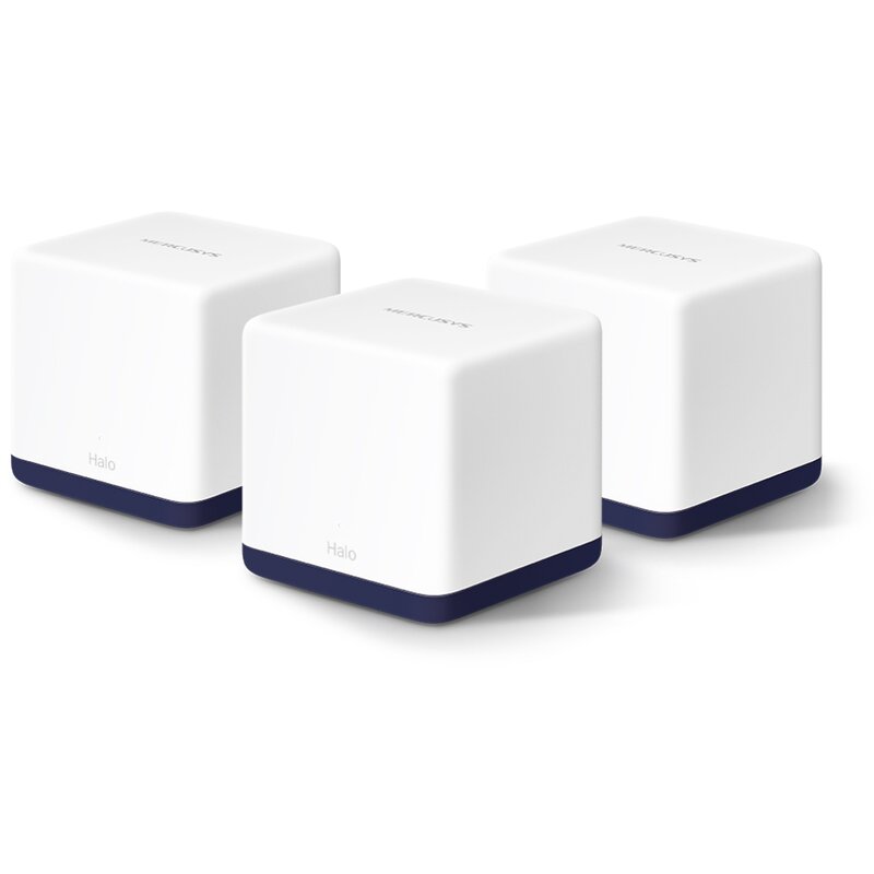 Router MERCUSYS Halo H50G 2.4 / 5 GHz (DualBand), Wi-Fi Mesh (3 szt.)