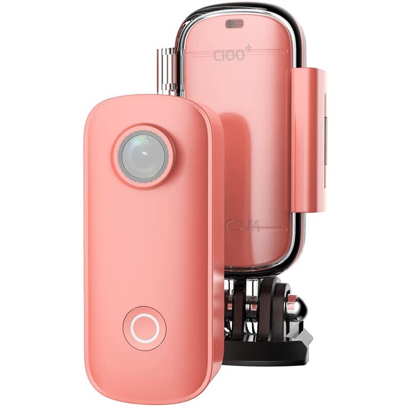 Kamera sportowa SJCAM C100 PLUS Pomarańczowa 1440p Filmy 2K WiFi , Obudowa wodoodporna