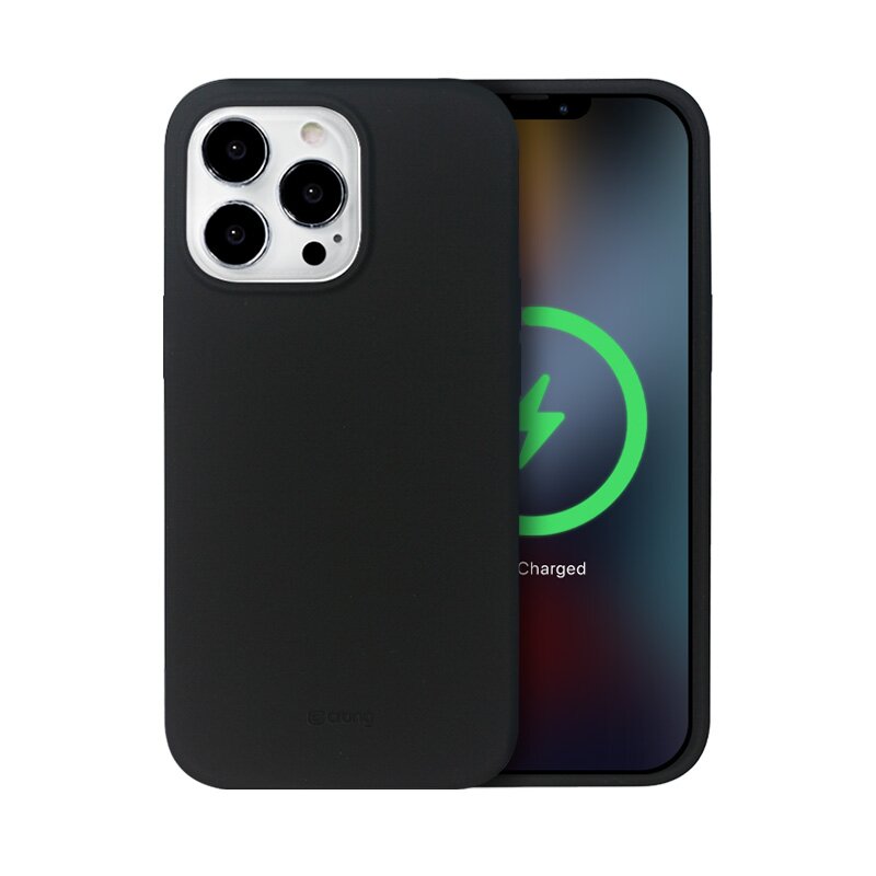 Etui CRONG Color Cover Magnetic Magsafe do Apple iPhone 13 Pro Max Czarny