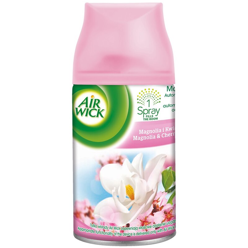 Wkład do odświeżacza powietrza AIR WICK Freshmatic Magnolia i Kwiat Wiśni 250 ml