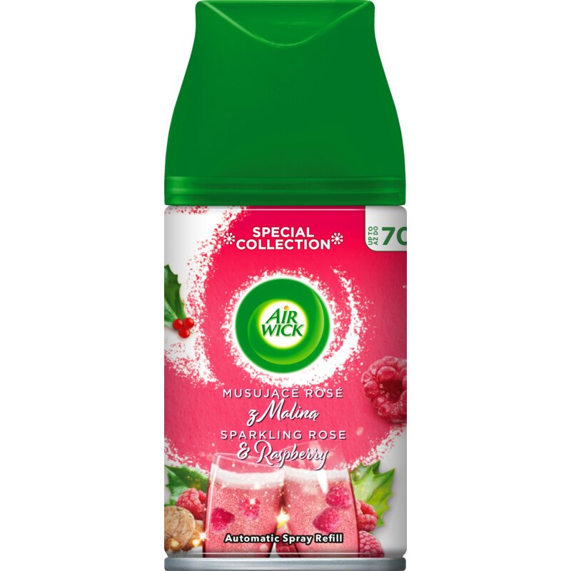 Wkład do odświeżacza powietrza AIR WICK Freshmatic Musujące Rose z Maliną 250 ml