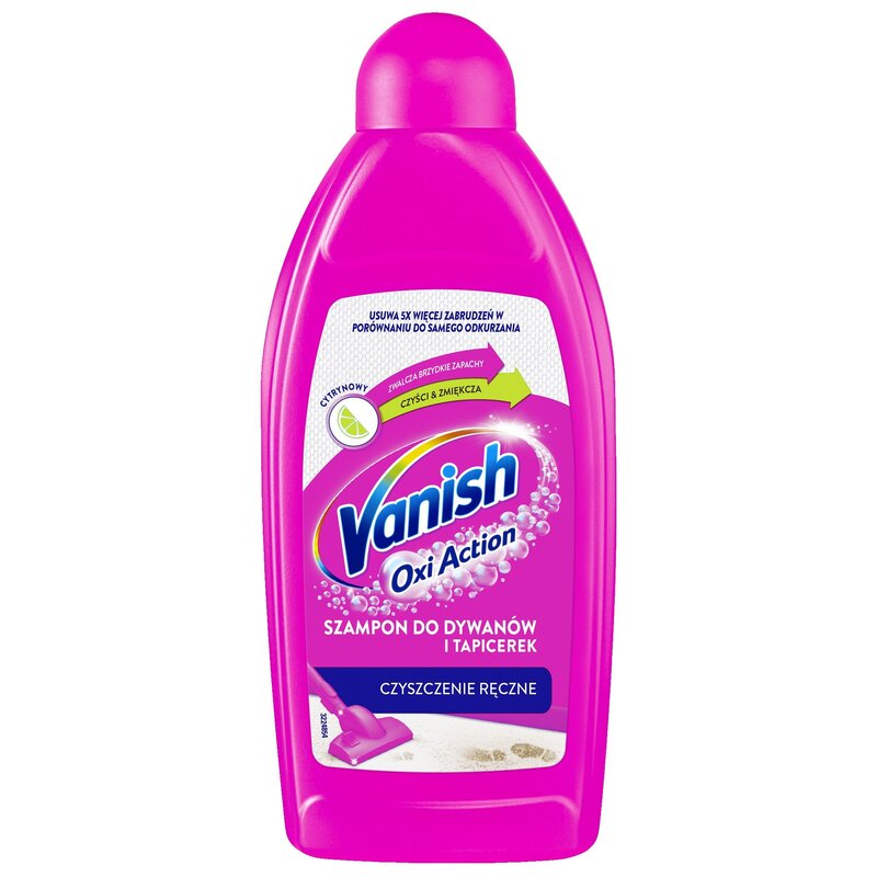 Płyn do prania dywanów VANISH Oxi Action Cytrynowy 500 ml