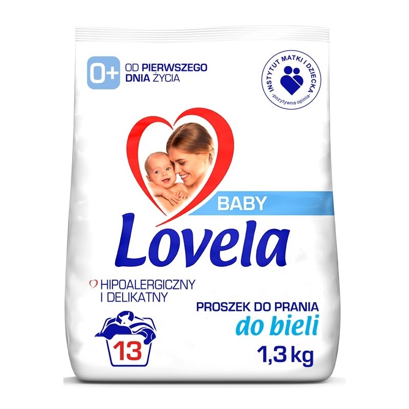 Proszek do prania LOVELA Baby 1.3 kg do białych tkanin hipoalergiczny