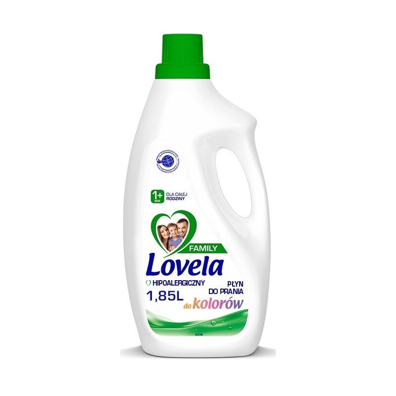 Płyn do prania LOVELA Family 1850 ml do kolorowych tkanin hipoalergiczny