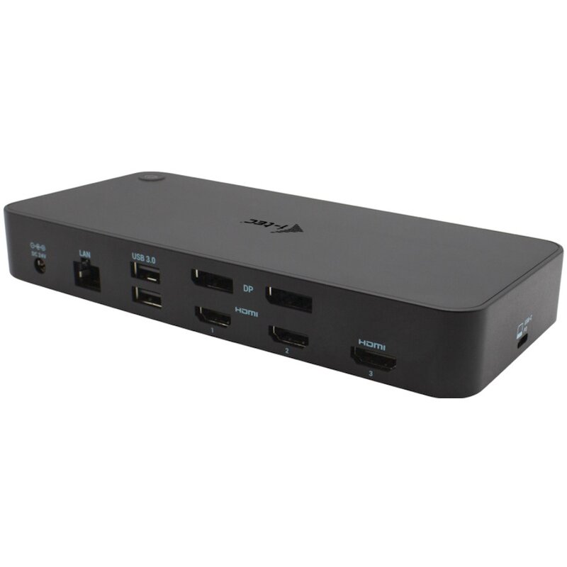 i-tec USB 3.0 / USB-C / Thunderbolt 3x 4K Dock DP HDMI PD 100W
